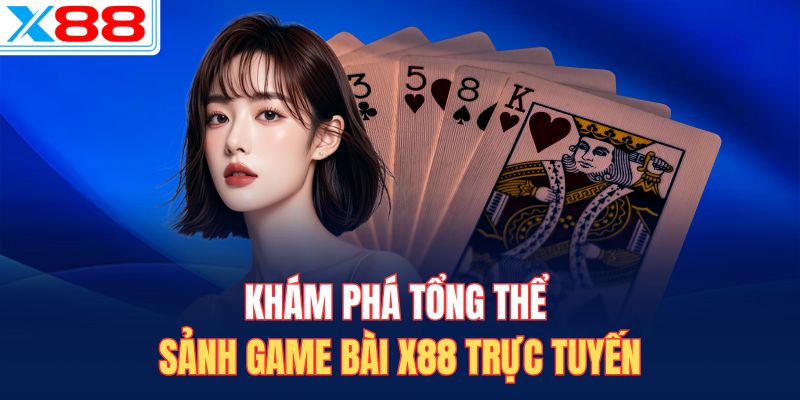 Khám phá tổng thể sảnh game bài X88 trực tuyến
